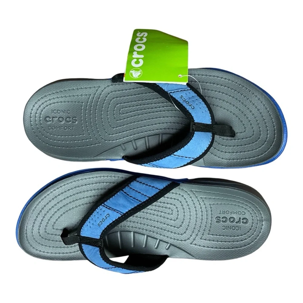 Crocs Men’s Swiftwater Flip Flops NWT